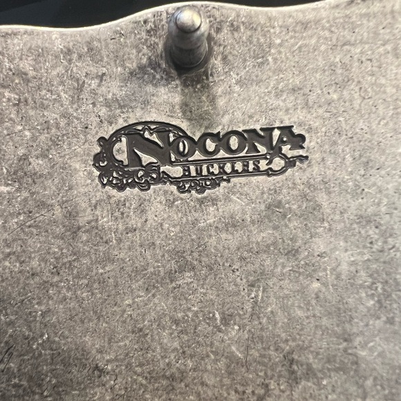 Patriotic Nocona Mens Belt Buckle 3.5 x 2.75 in Flag Western Belt USA Rectangle - Picture 5 of 7